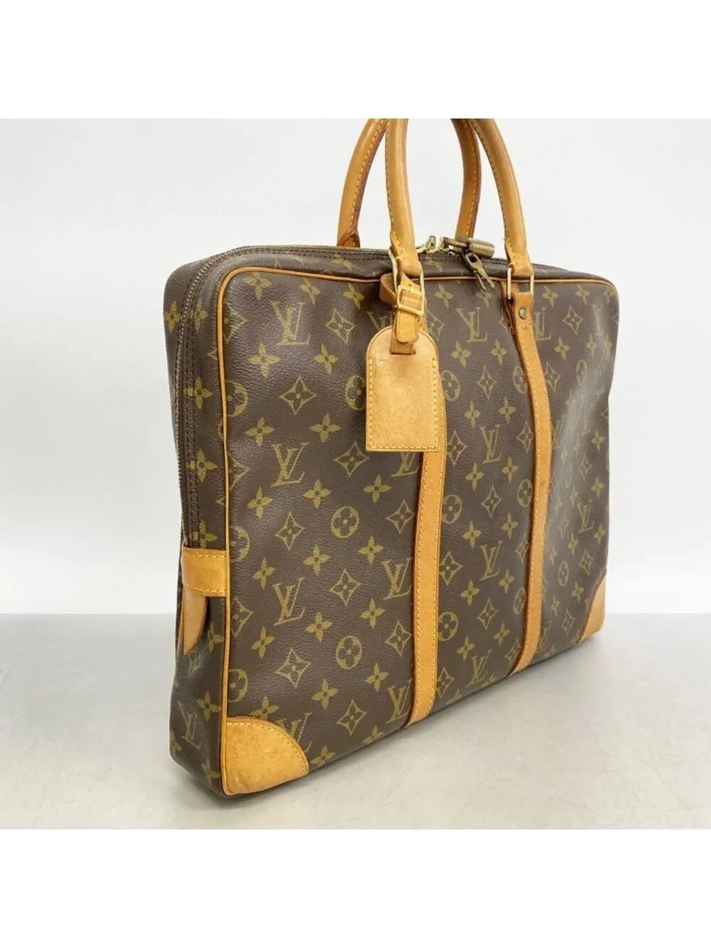 Louis Vuitton Business Bag Monogram Porte Documents Voyage Brown